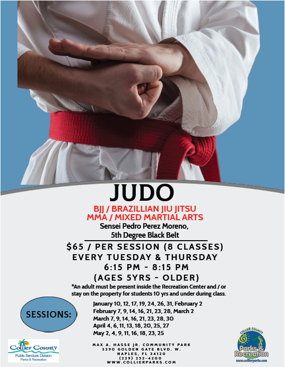 Judo 8 Week Session Starts 01/11/2023