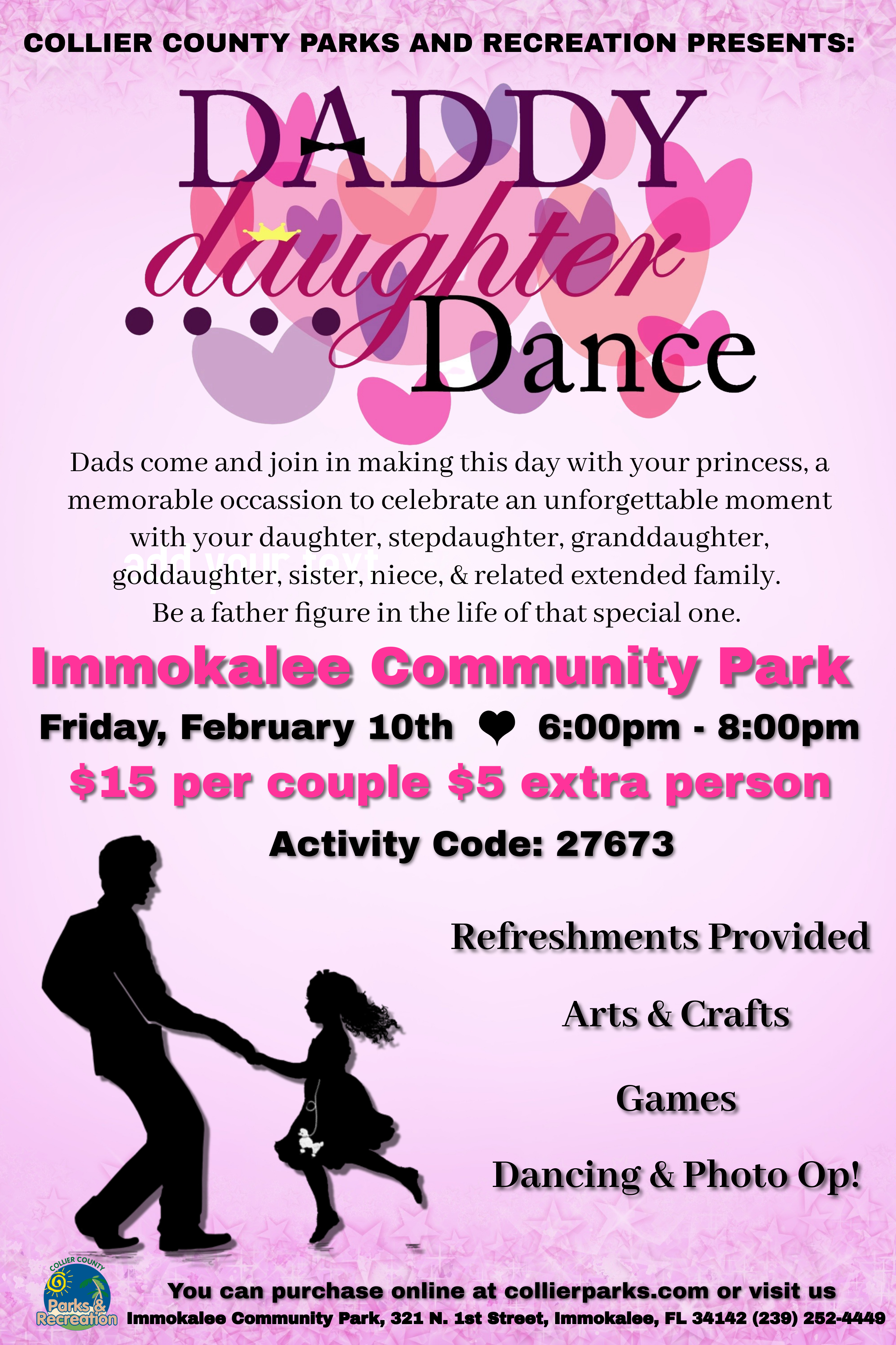 Daddy Daughter Dane at Immokalee Community Park Daddy Daughter Dane at Immokalee Community Park