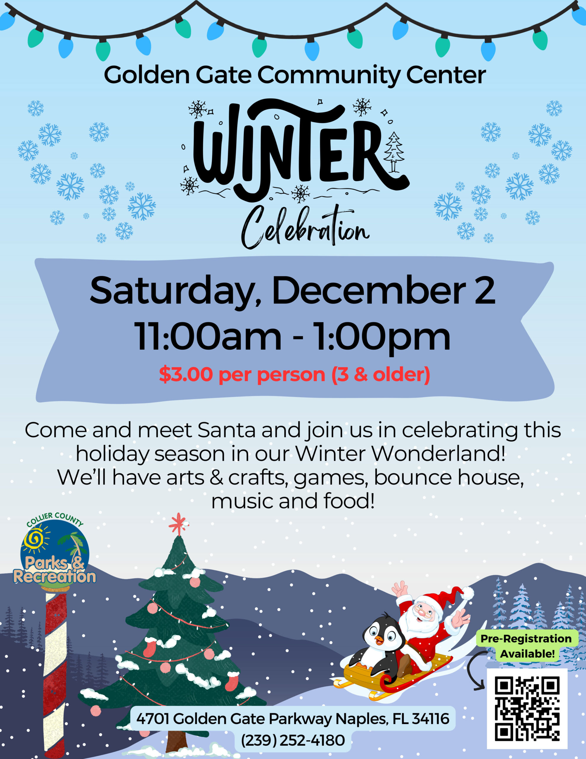 Winter Celebration at Golden Gate Community Center Winter Celebration at Golden Gate Community Center