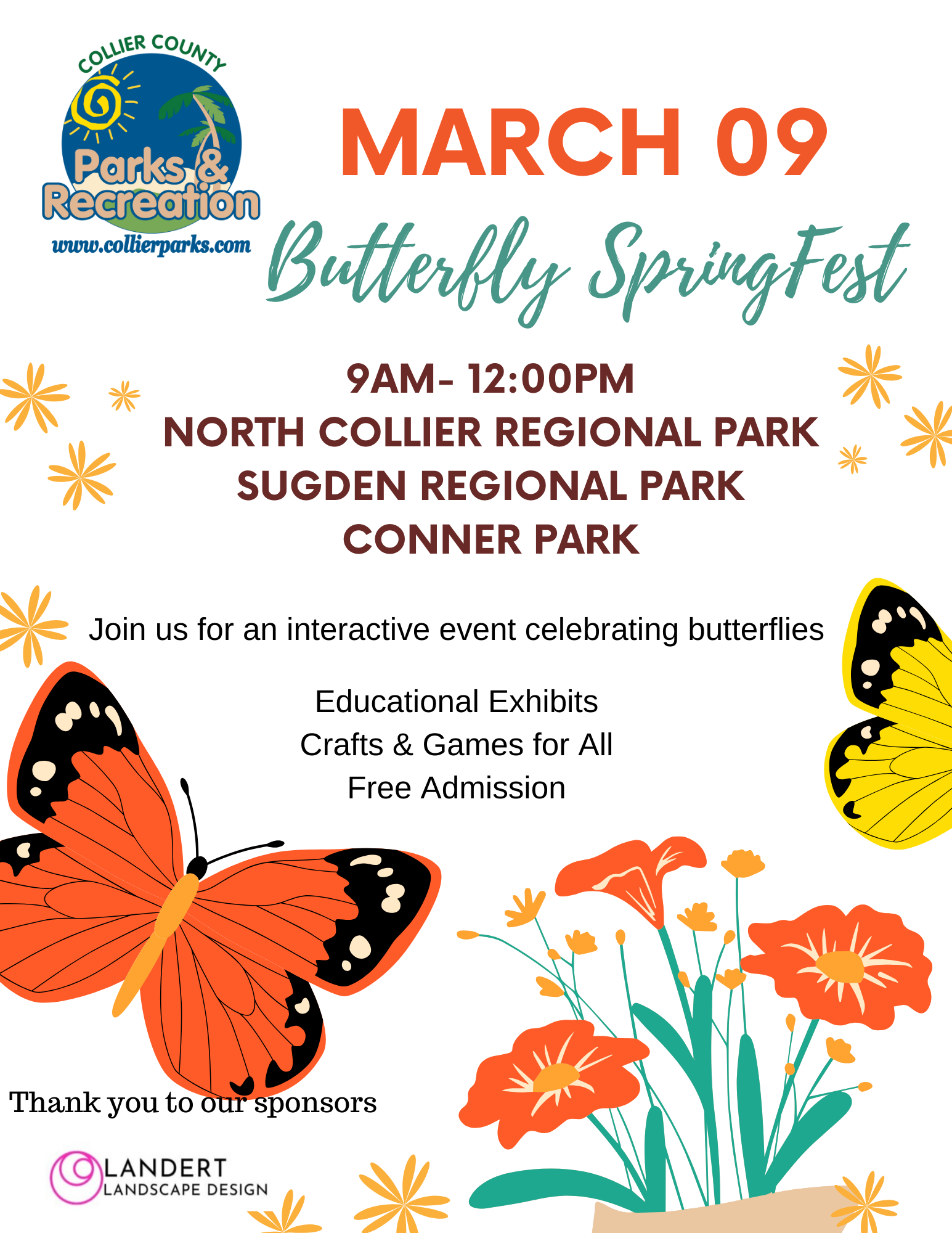 BUTTERFLY SPRING FEST AT CONNER PARK
